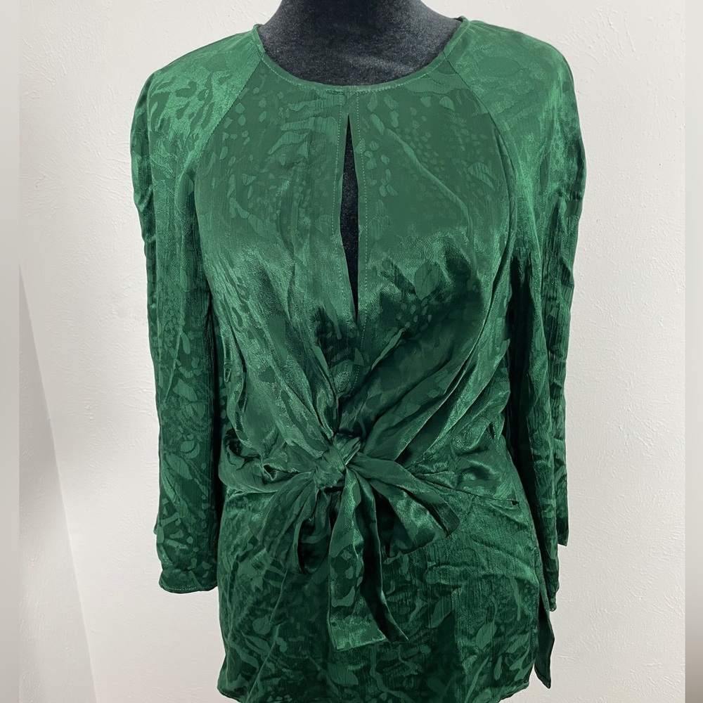 Forest Green Zara Woman Blouse
